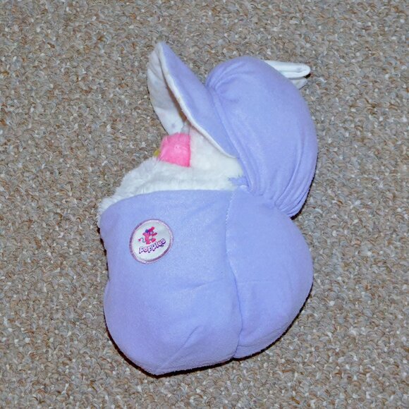 Vintage 1986 Mattel Popples TCFC 11" Baby Bibsy Popple Plush Doll - Picture 11 of 13